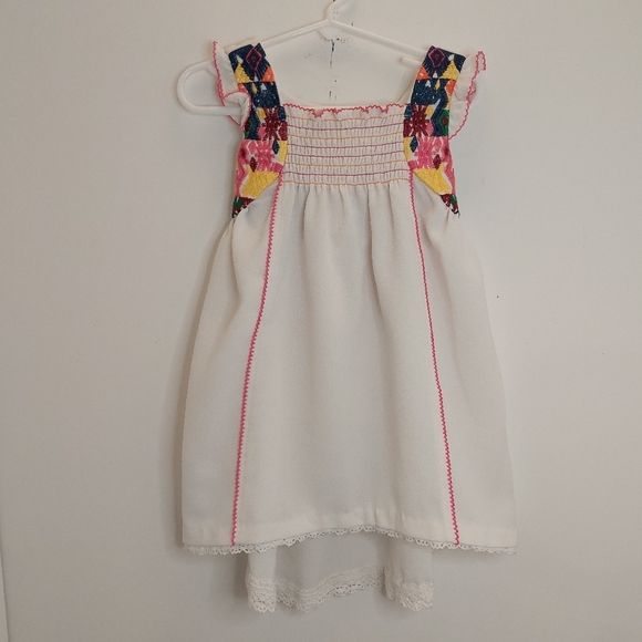 Iris & Ivy Girl's Size 2T Dress White Embroidered Sleeveless Toddler Summer - Picture 3 of 6
